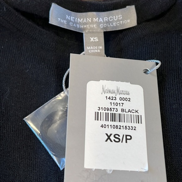 NWT Neiman Marcus The Cashmere Collection. Chiffon sleeves XS - super soft, - Picture 4 of 13